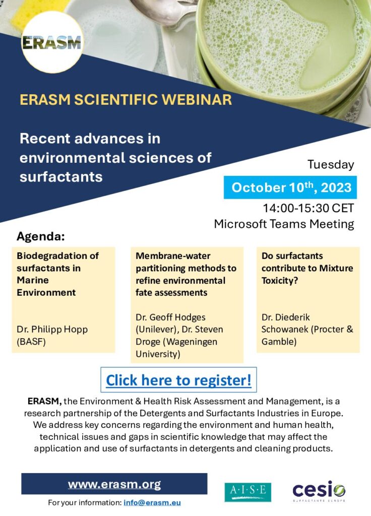 ERASM SCIENTIFIC WEBINAR